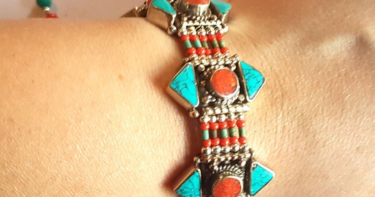 Bracelet Large Tib Tain Lien Coulissant Bracelets Larges Tib Tain