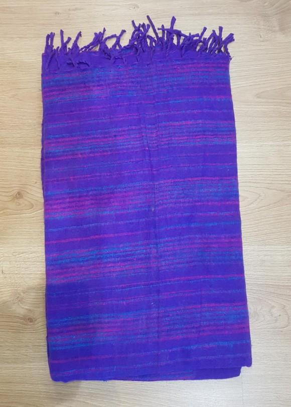 Plaid laine et acrylique (différents couleurs)