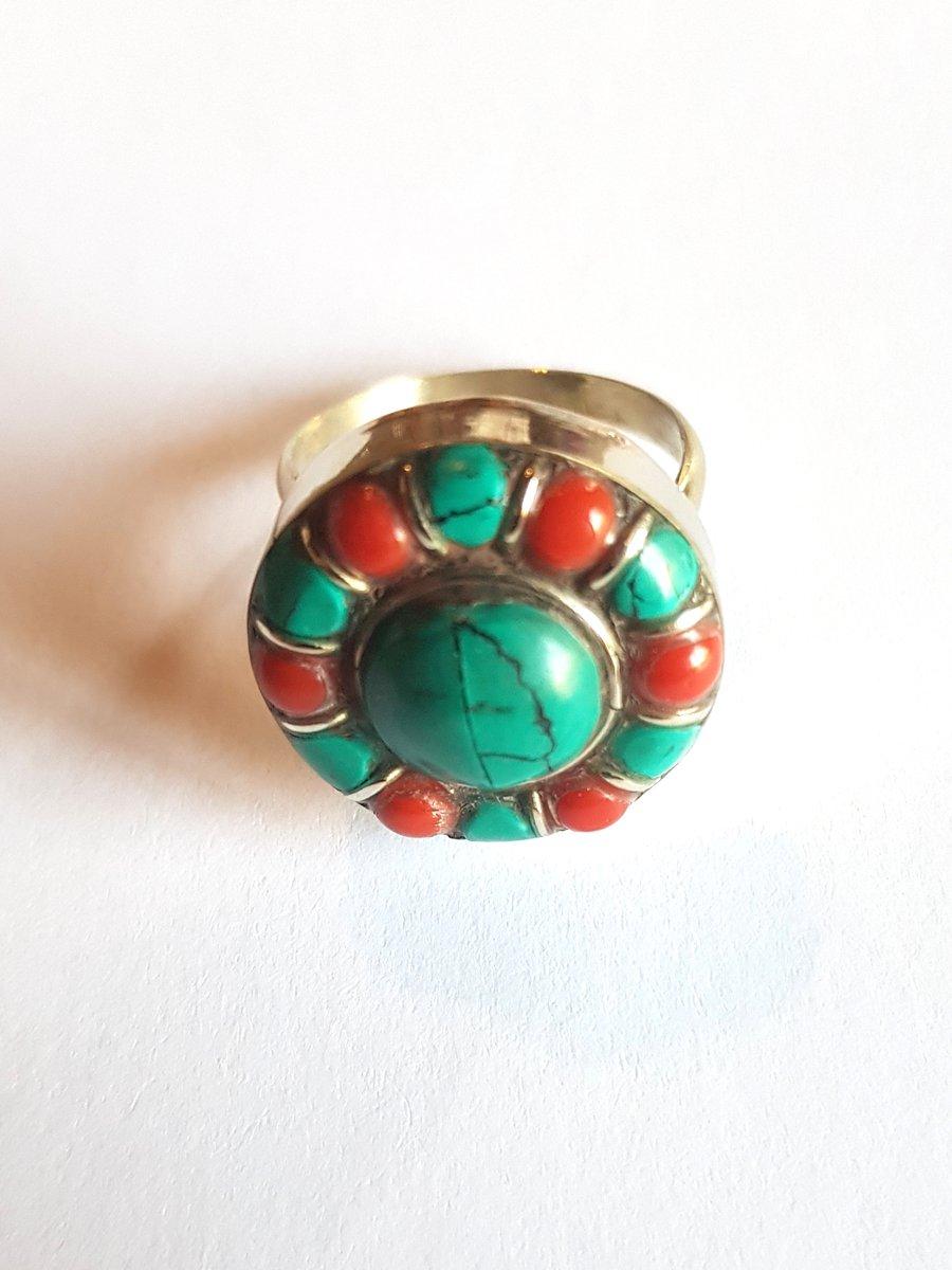 Bague tibétaine réglable
