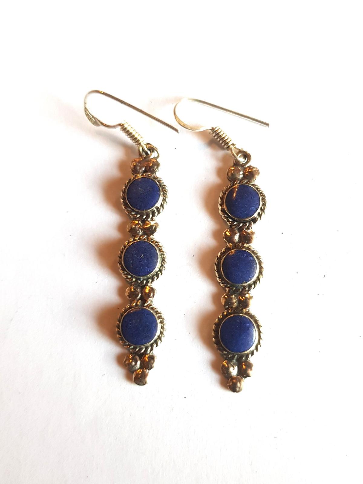 Boucles d'oreilles tibétains