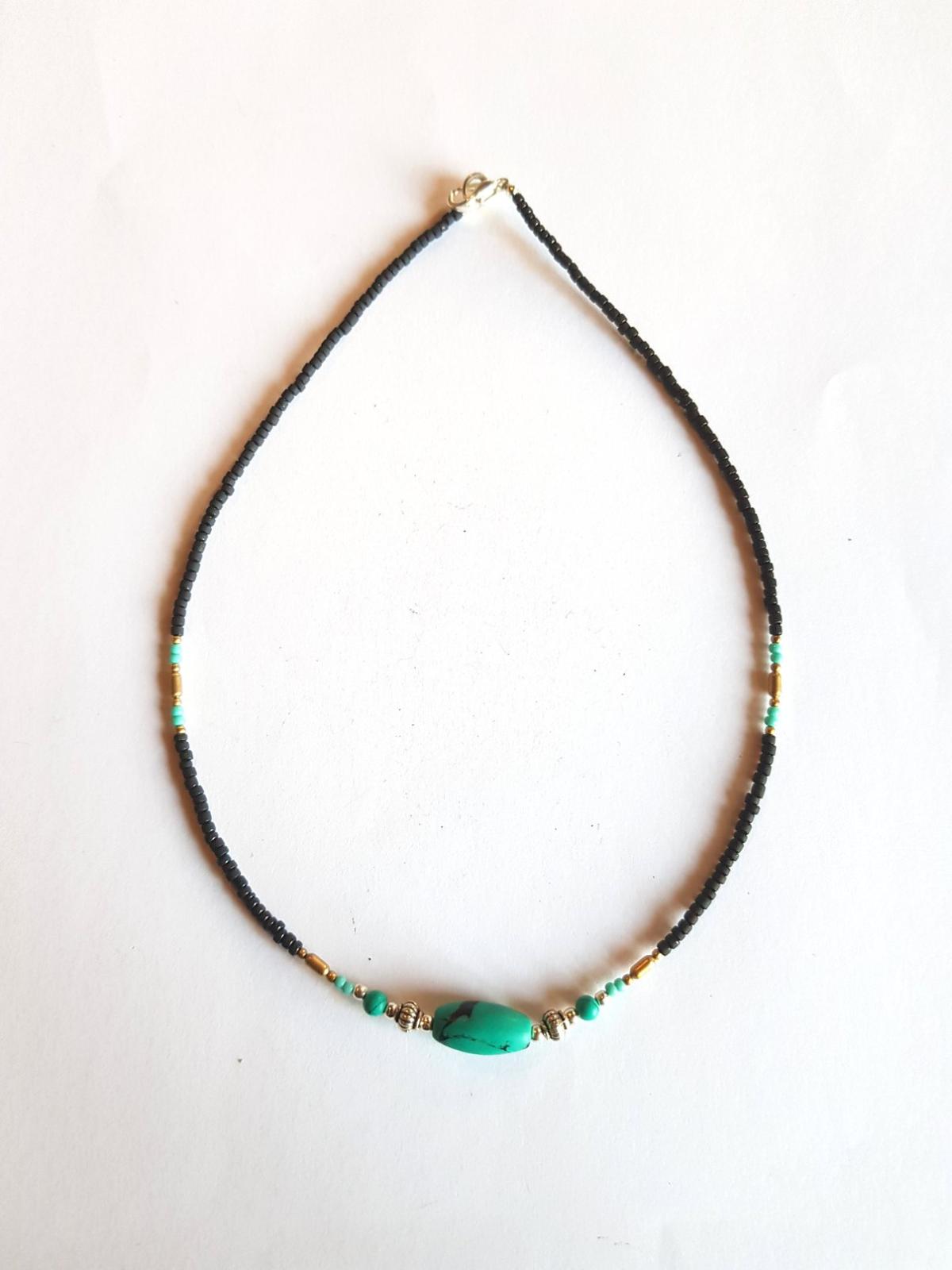 Collier lien noir