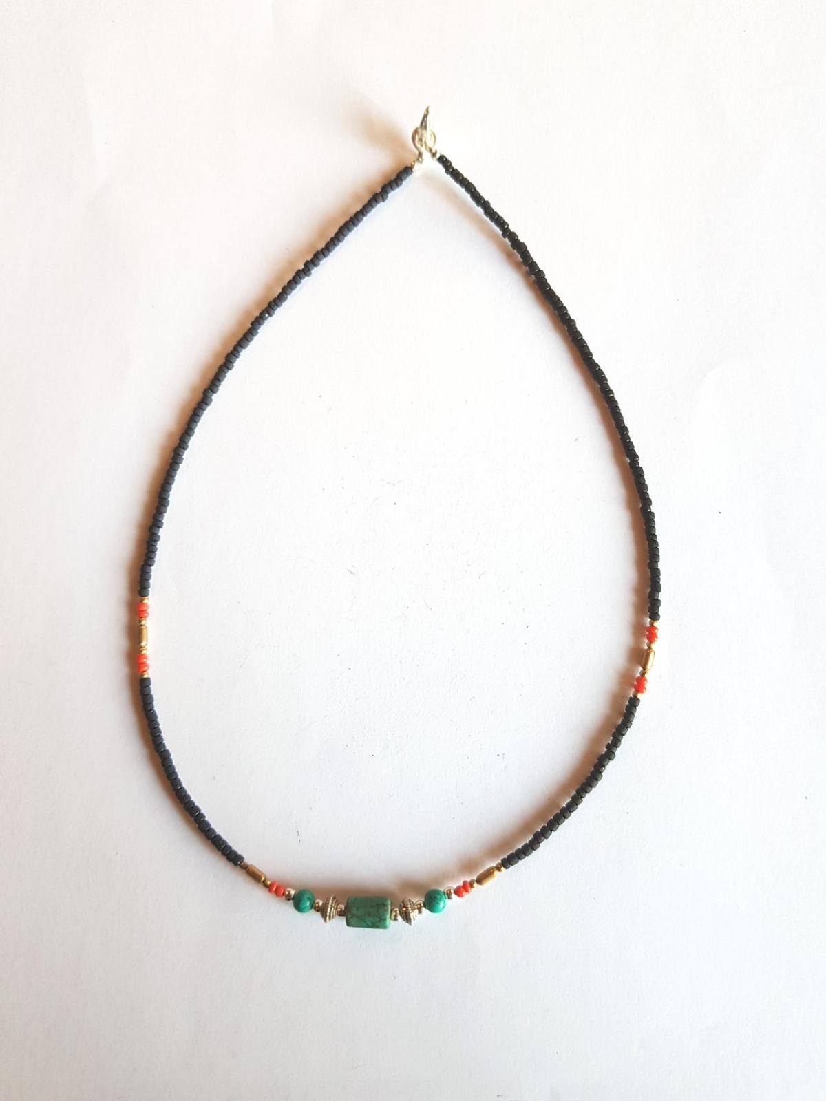 Collier lien noir