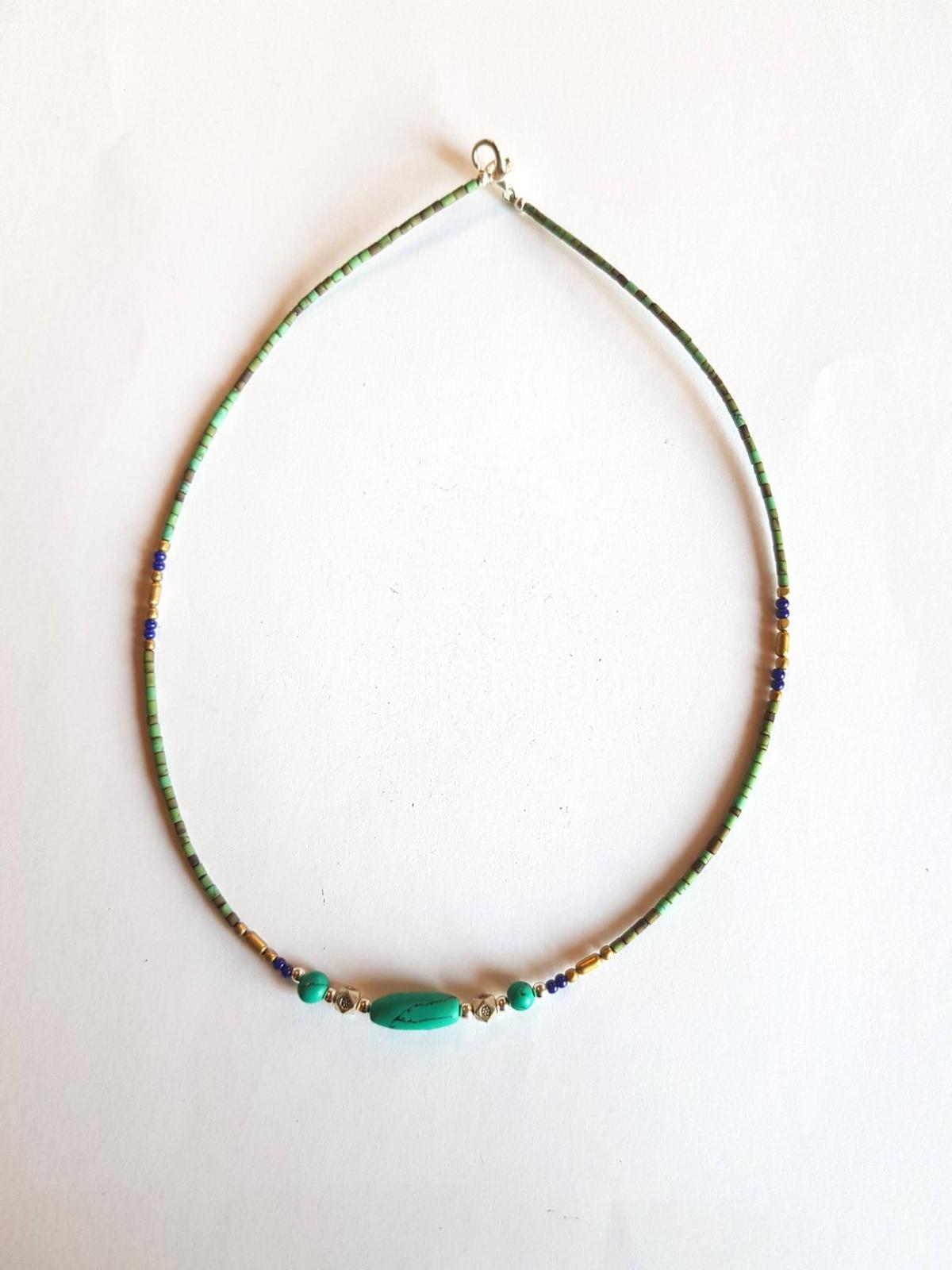 Collier lien turquoise