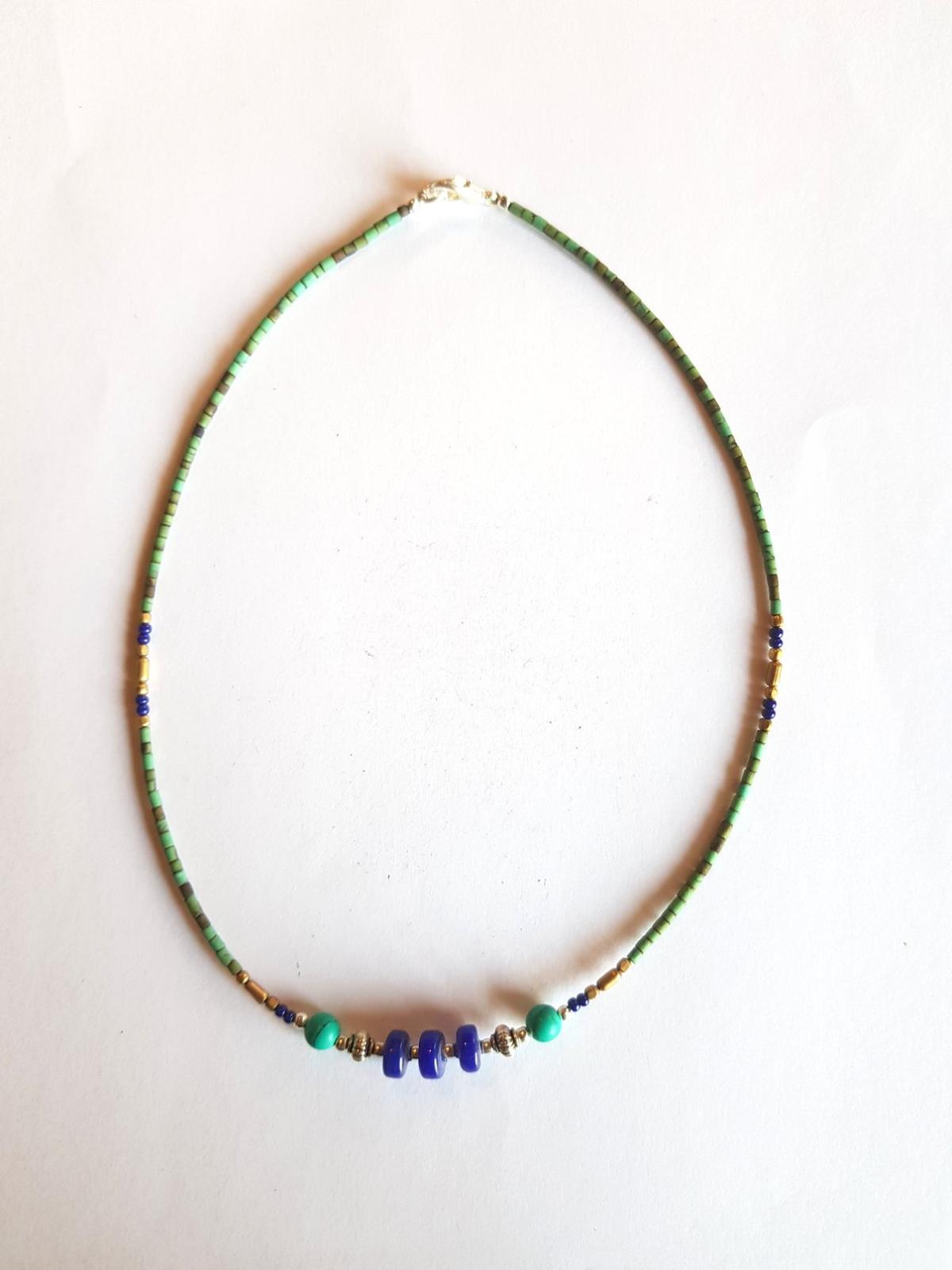 Collier lien turquoise