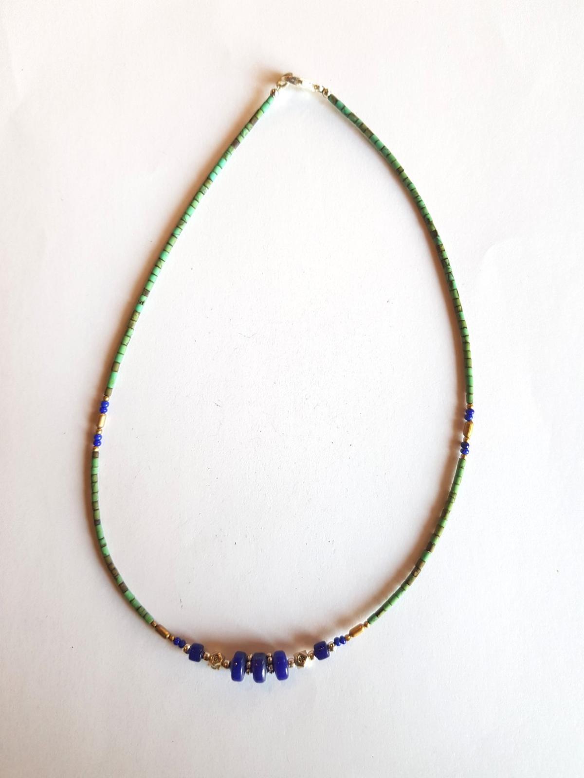 Collier lien turquoise