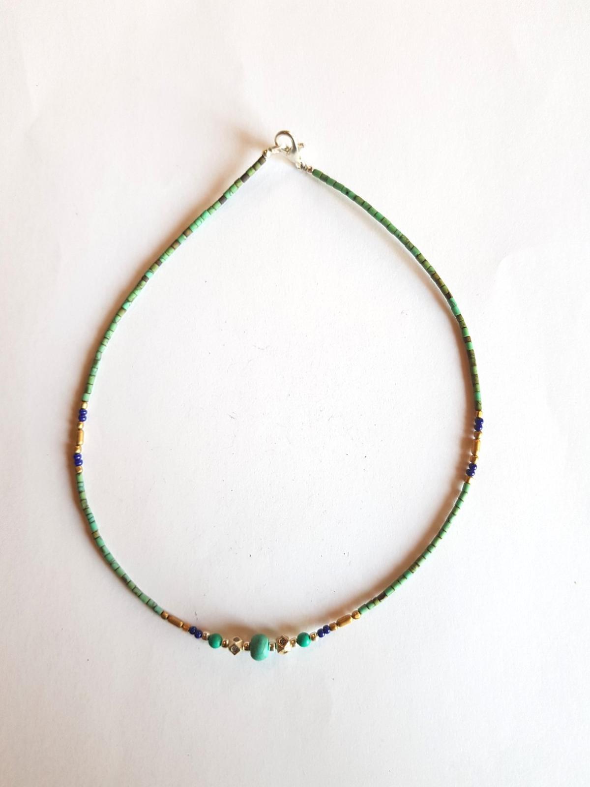 Collier lien turquoise