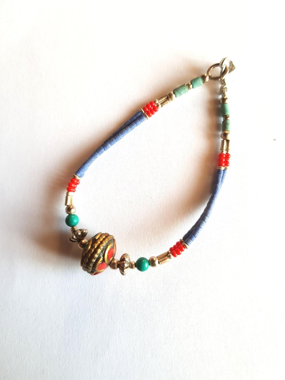 Bracelet tibétain perle ethnique