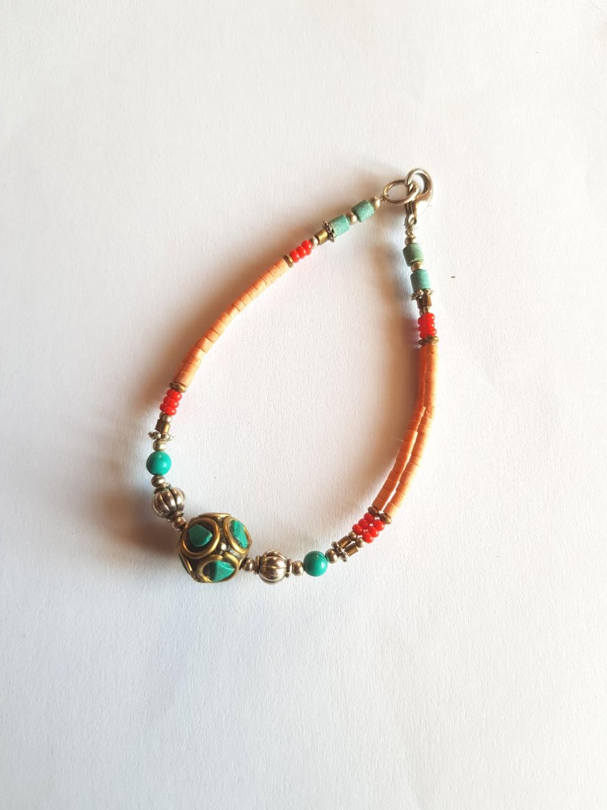 Bracelet tibétain perle ethnique