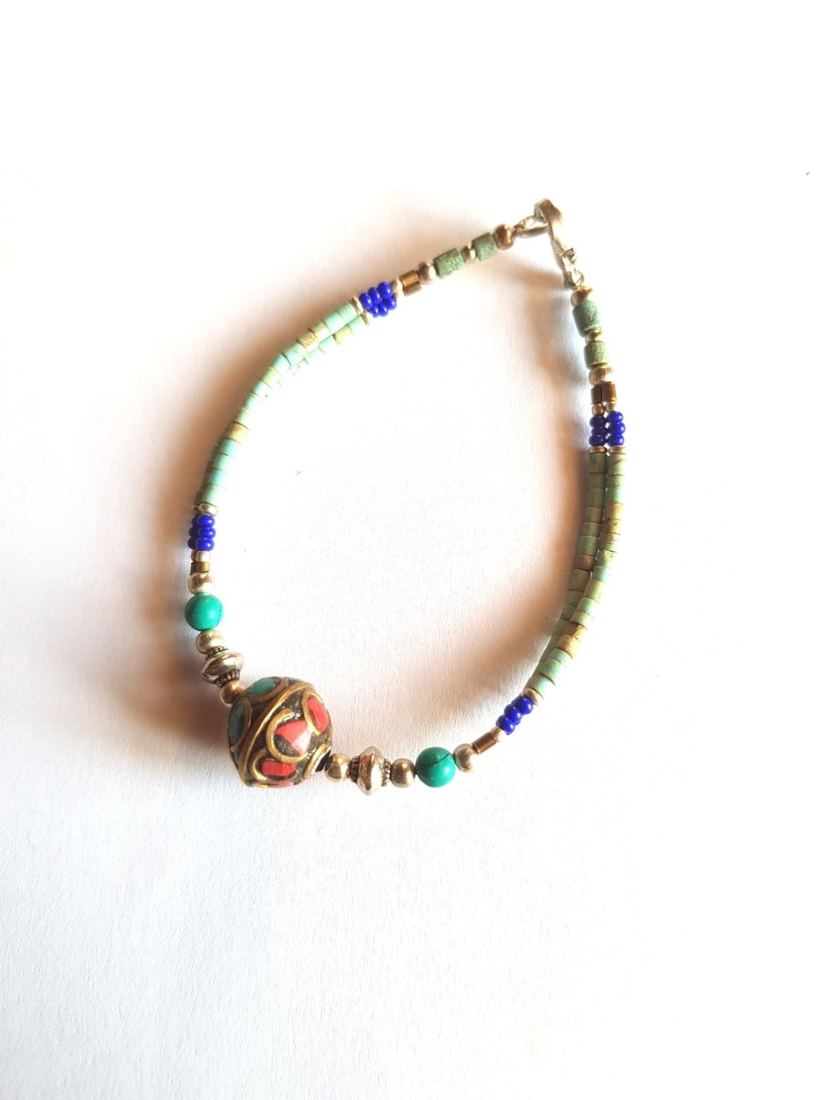 Bracelet tibétain perle ethnique