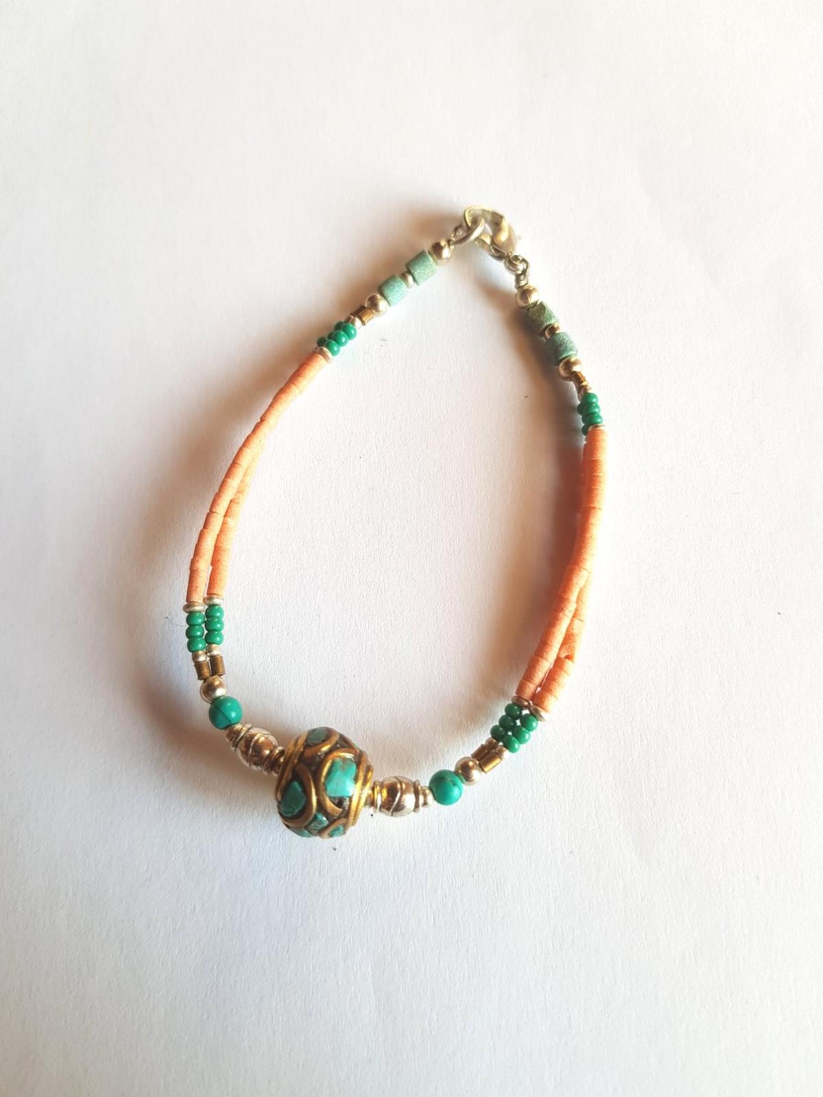 Bracelet tibétain perle ethnique