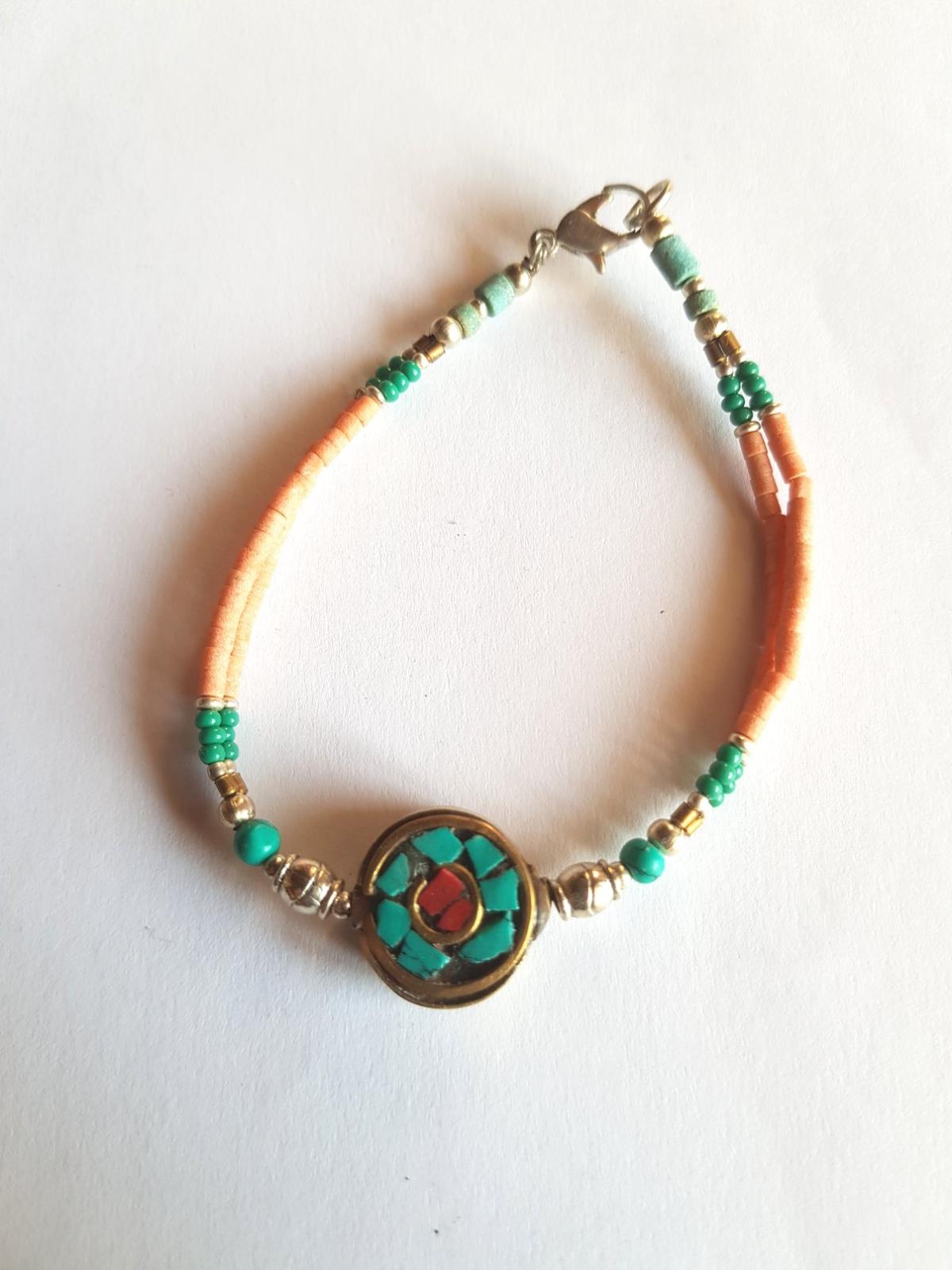 Bracelet tibétain perle ethnique