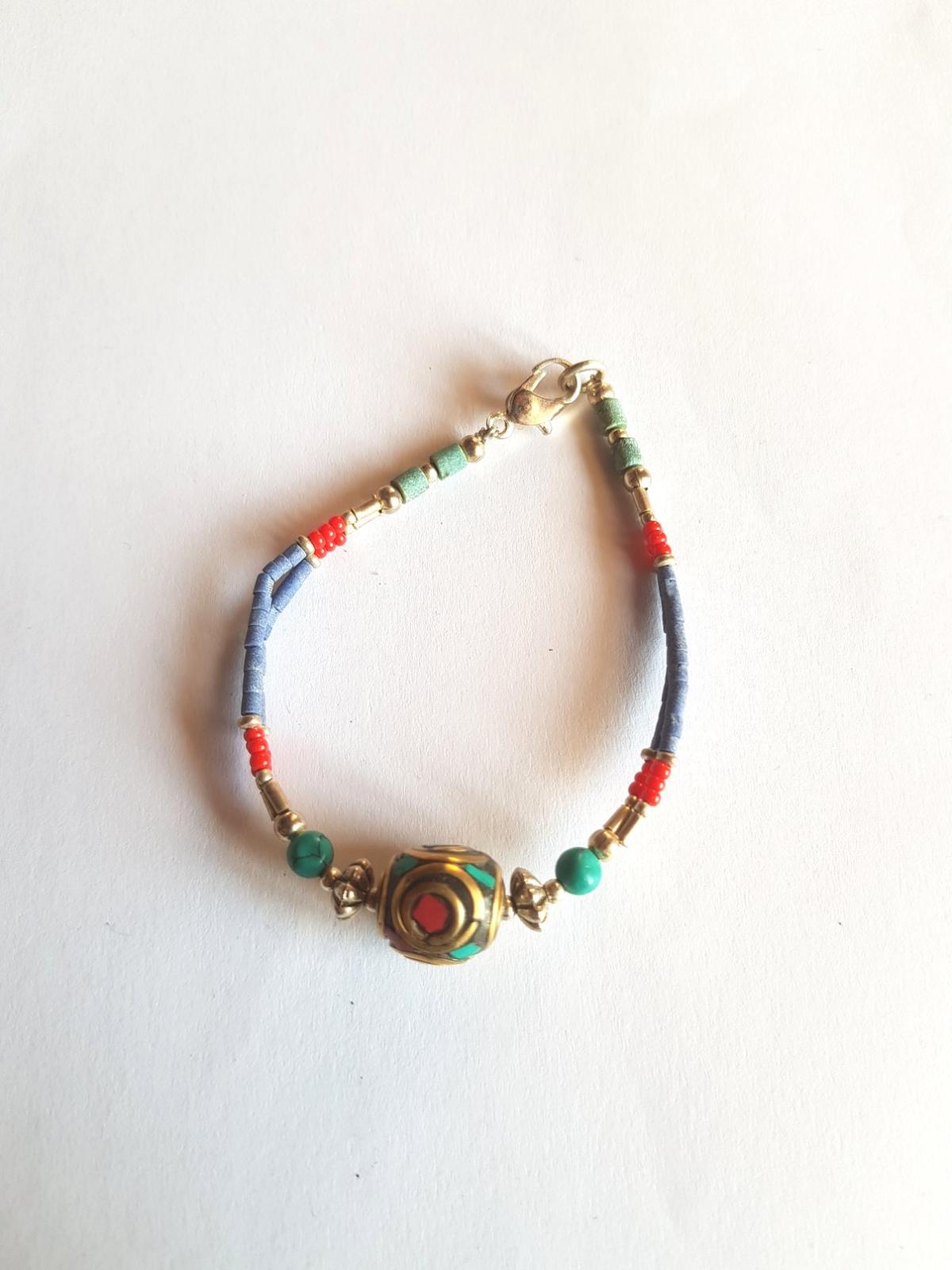 Bracelet tibétain perle ethnique