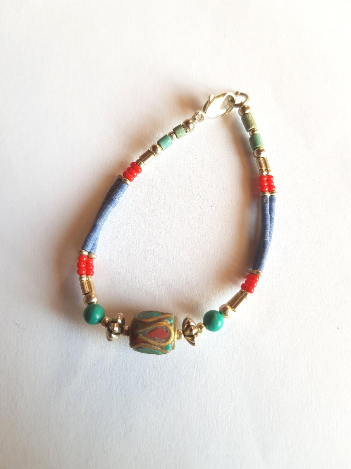 Bracelet tibétain perle ethnique