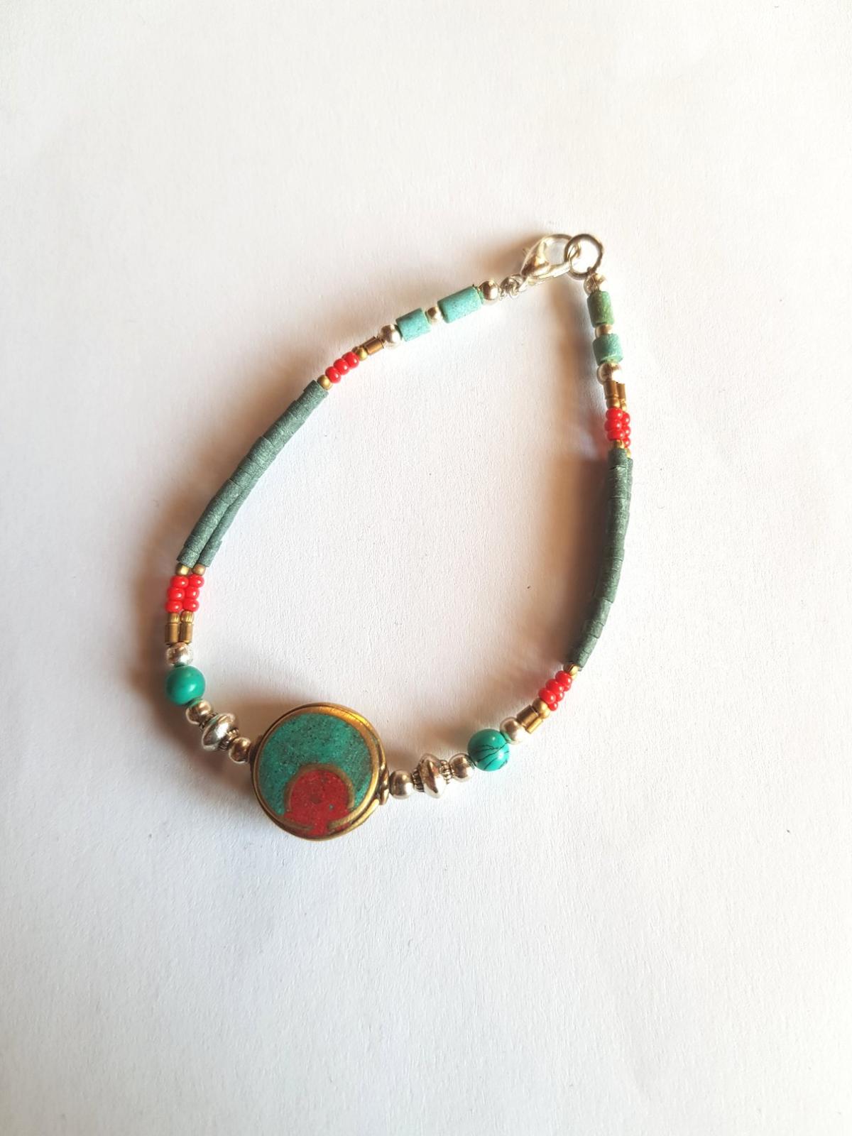 Bracelet tibétain perle ethnique