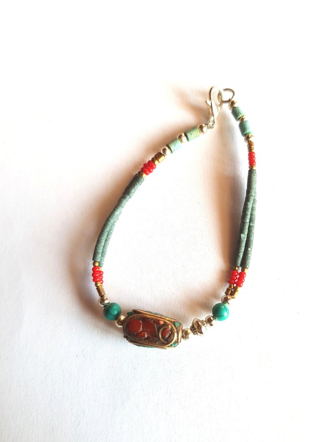 Bracelet tibétain perle ethnique