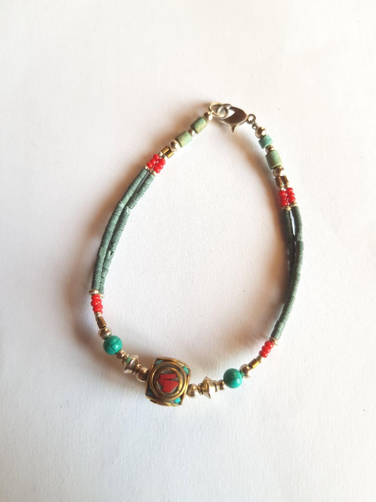 Bracelet tibétain perle ethnique