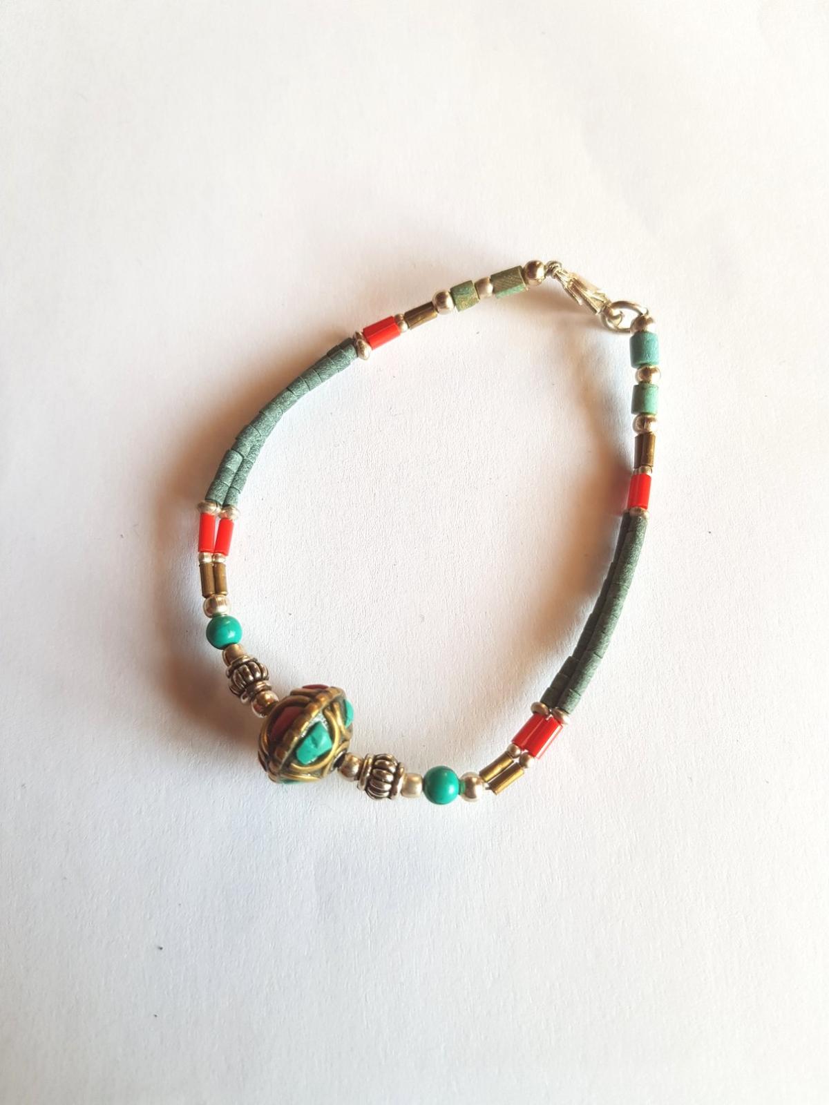 Bracelet tibétain perle ethnique