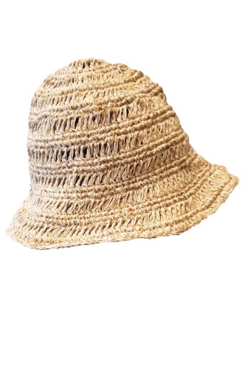 Chapeau coton chanvre naturel