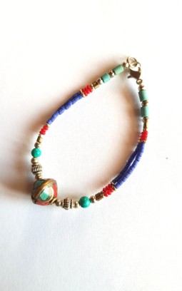 Bracelet tibétain perle ethnique