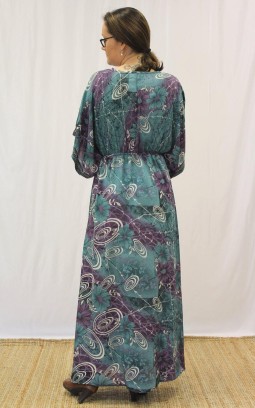 Robe longue soie - taille L/XL