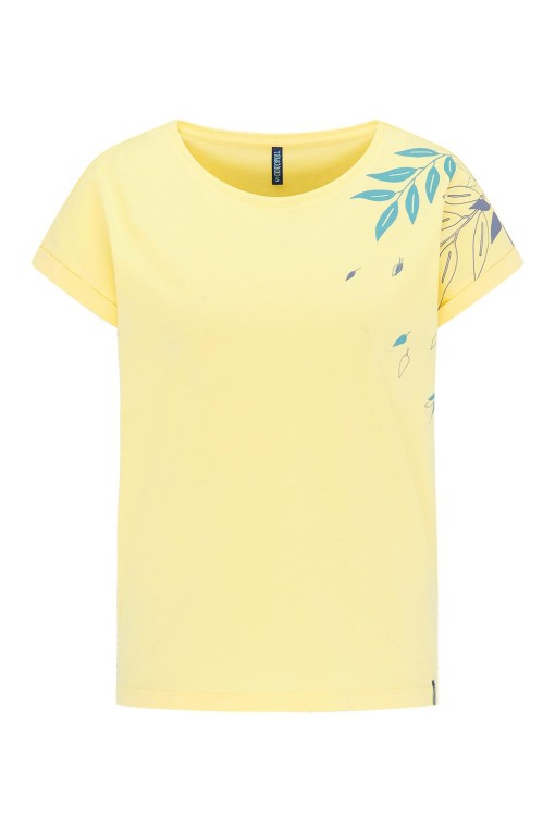 T-shirt ample jaune coton bio