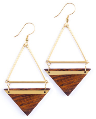 Grands boucles triangles