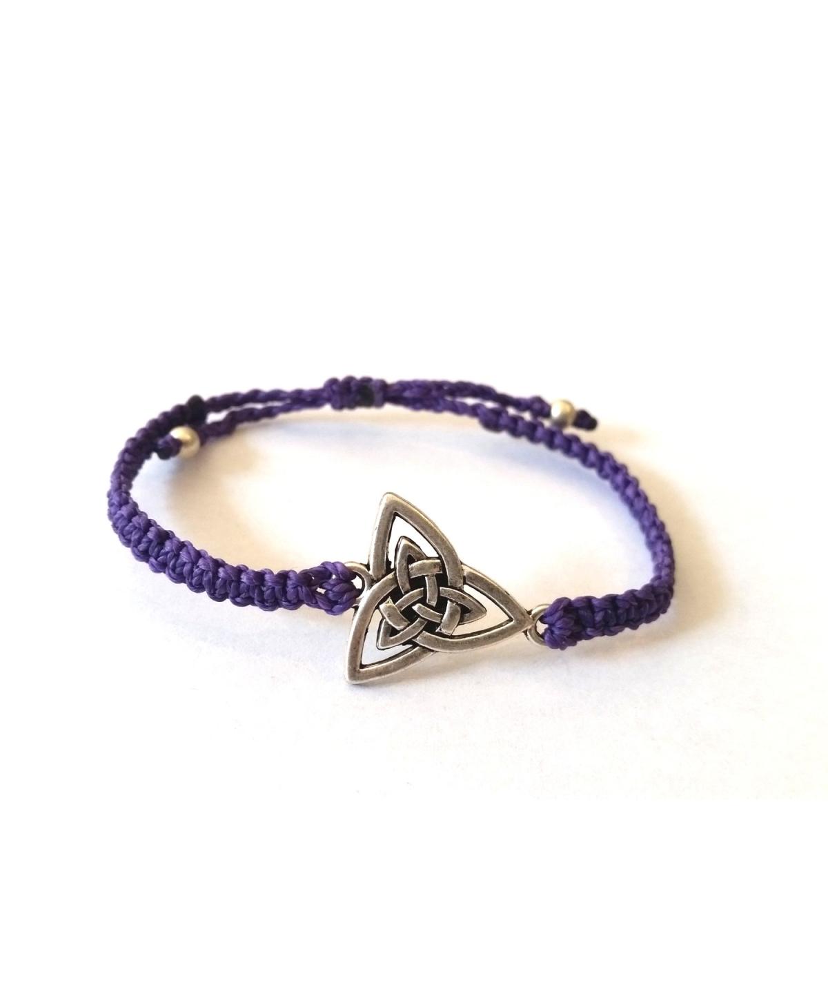 Bracelet macramé triskel différentes couleurs