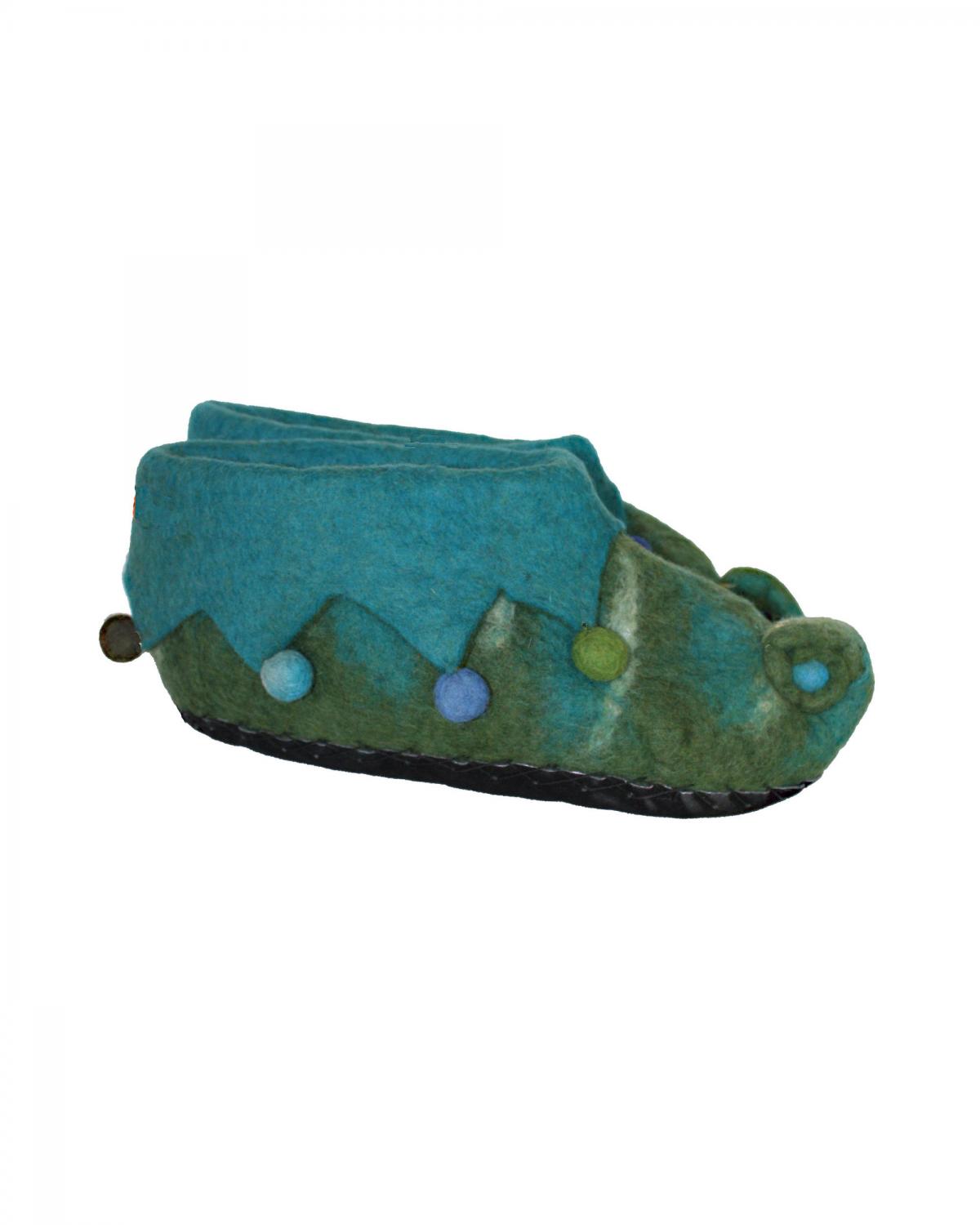 Chaussons adulte vert