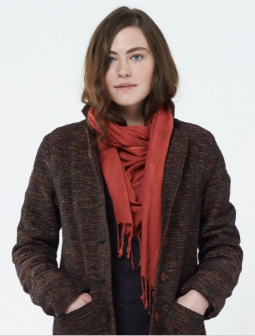 Echarpe viscose orange