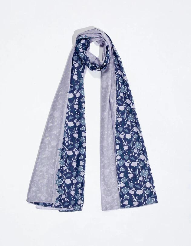 Etole femme bleu imprimé