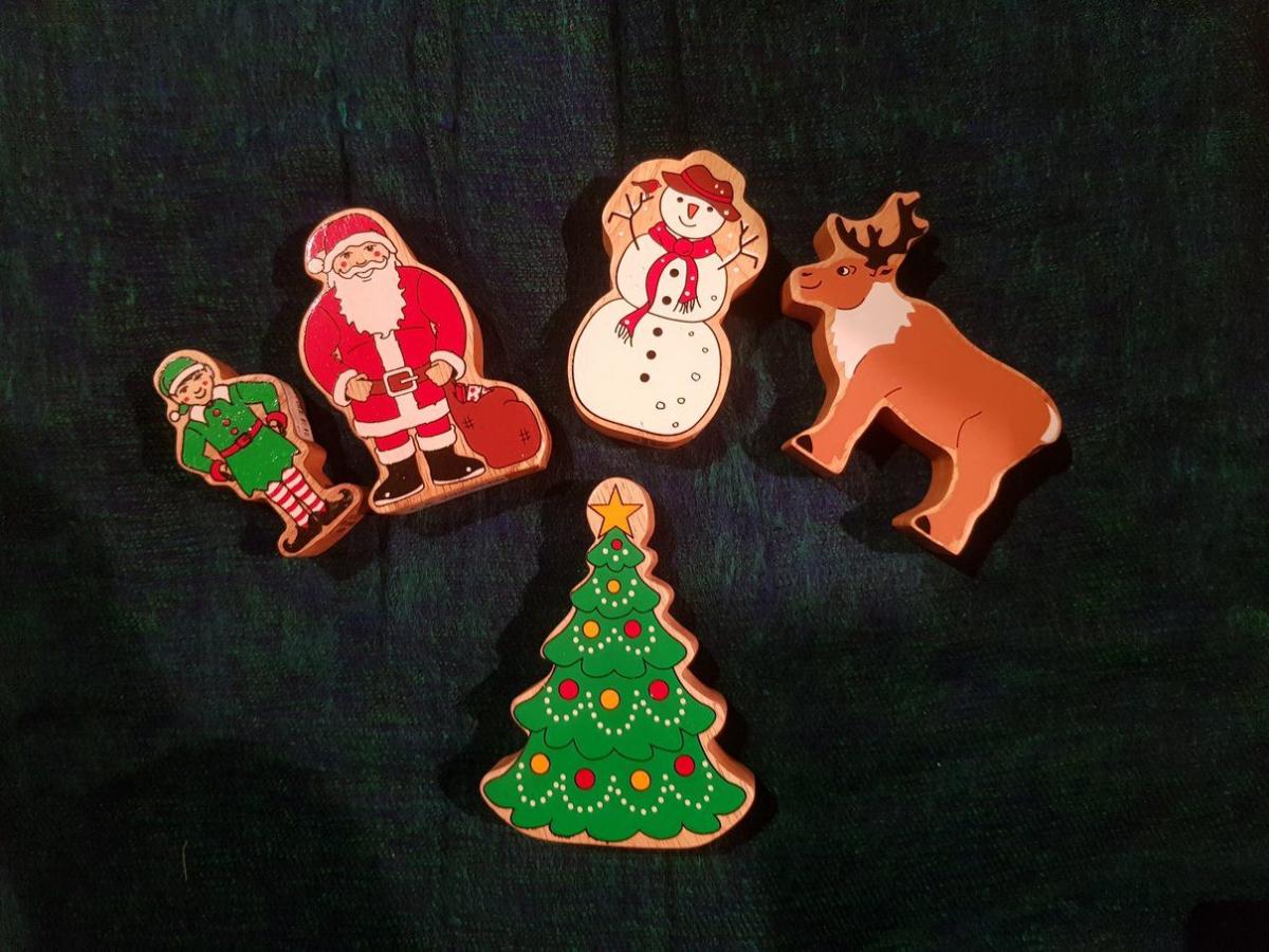 Lot de 5 figurines Noël