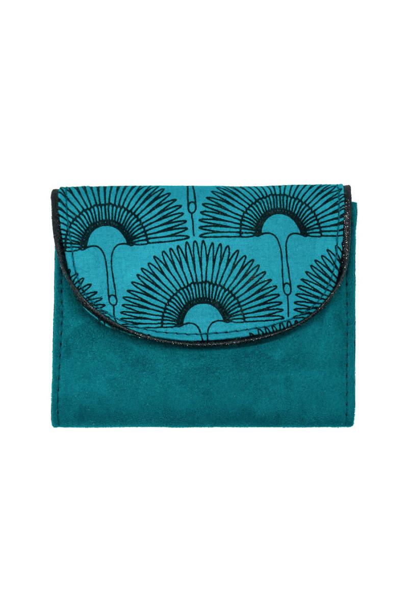 Petit portefeuille bleu