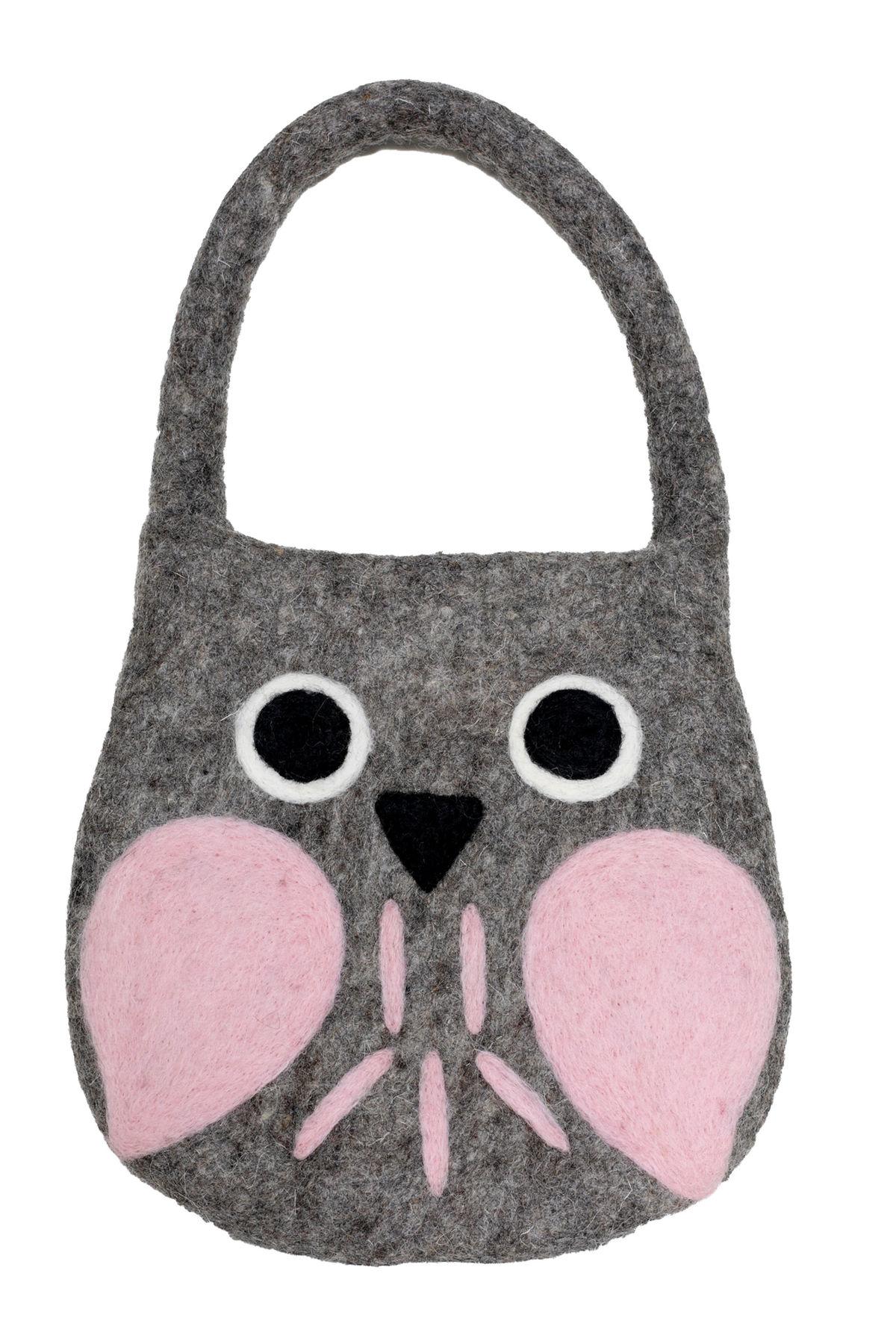 Sac en feutre lapin