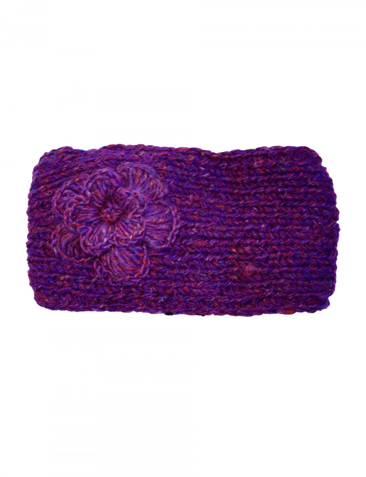Tour de tête / Tour de cou violet foncé