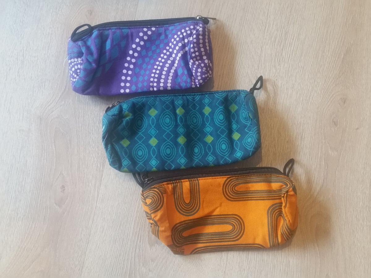 Trousse ou plumier en coton